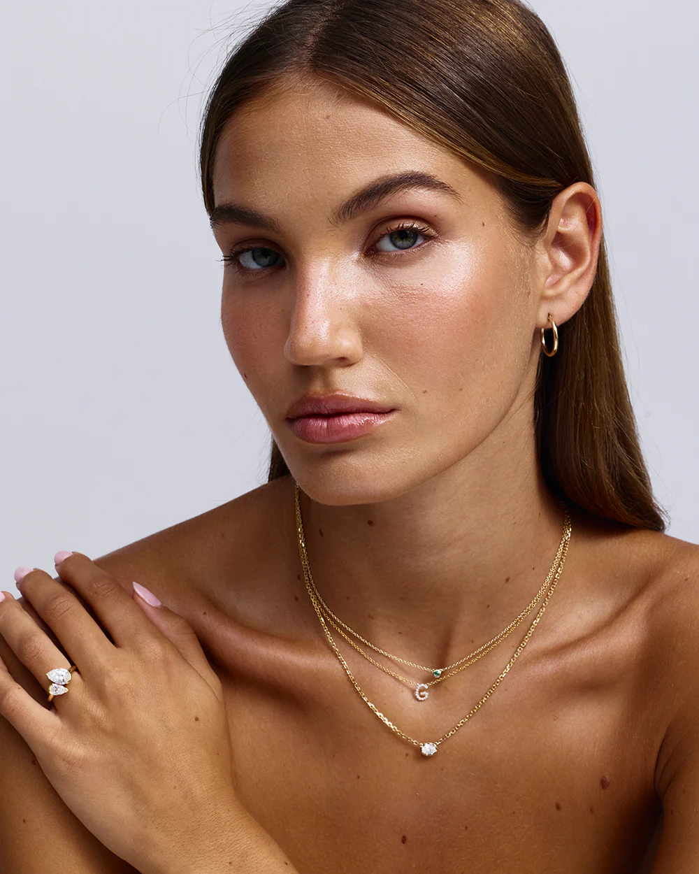 Celine Pear Toi et Moi Diamond Ring - Image 4