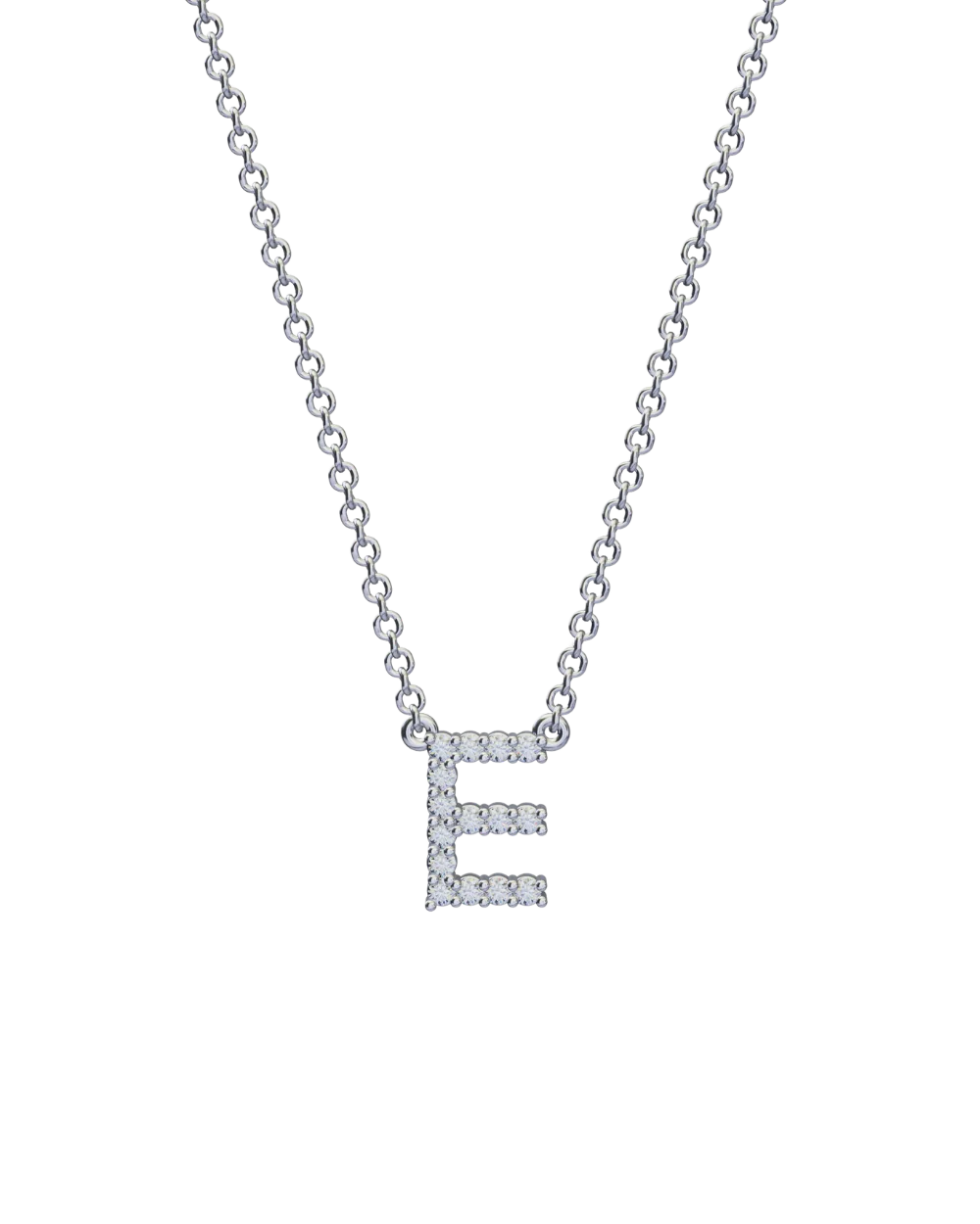 Diamond Initial Necklace - Image 44