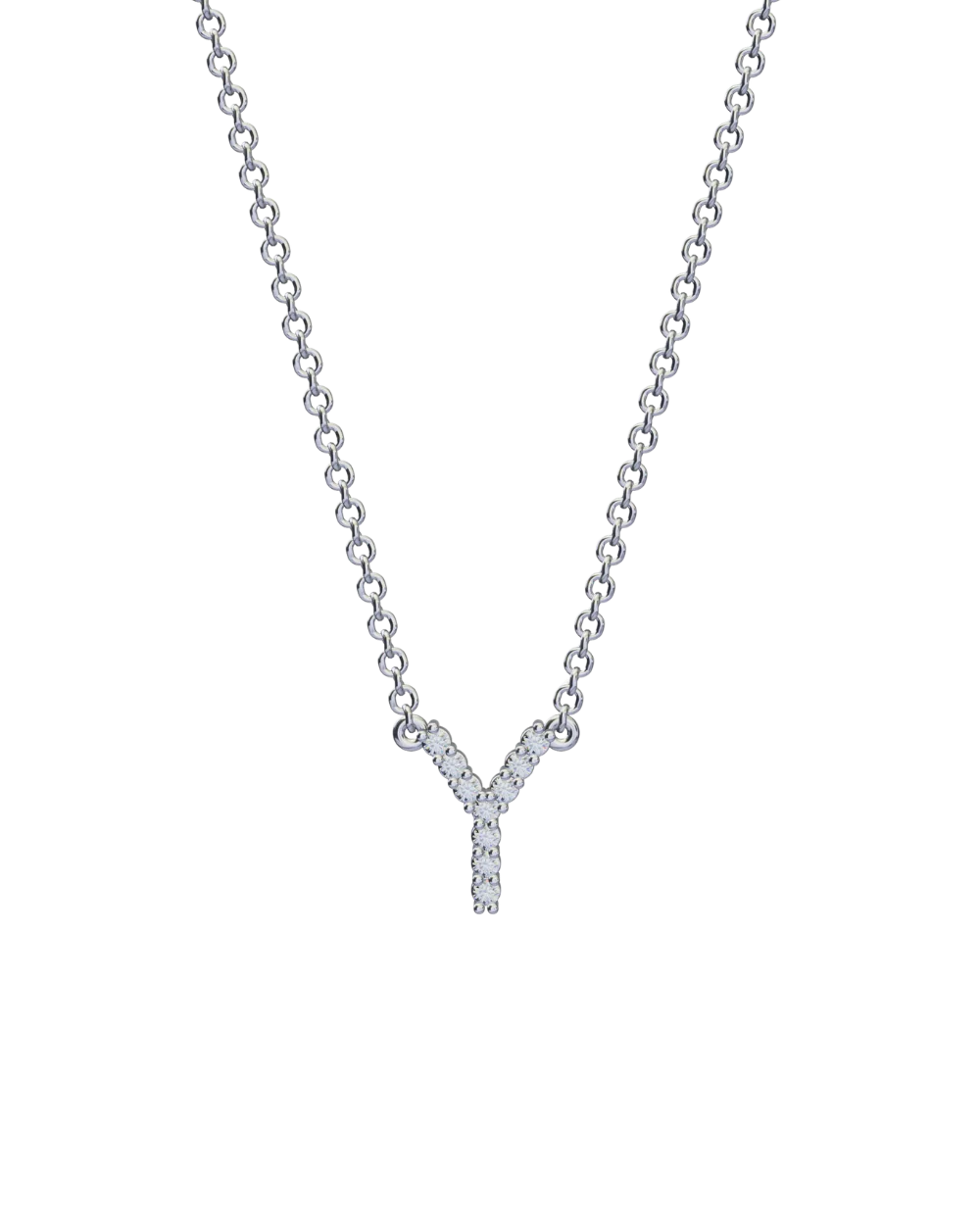 Diamond Initial Necklace - Image 64