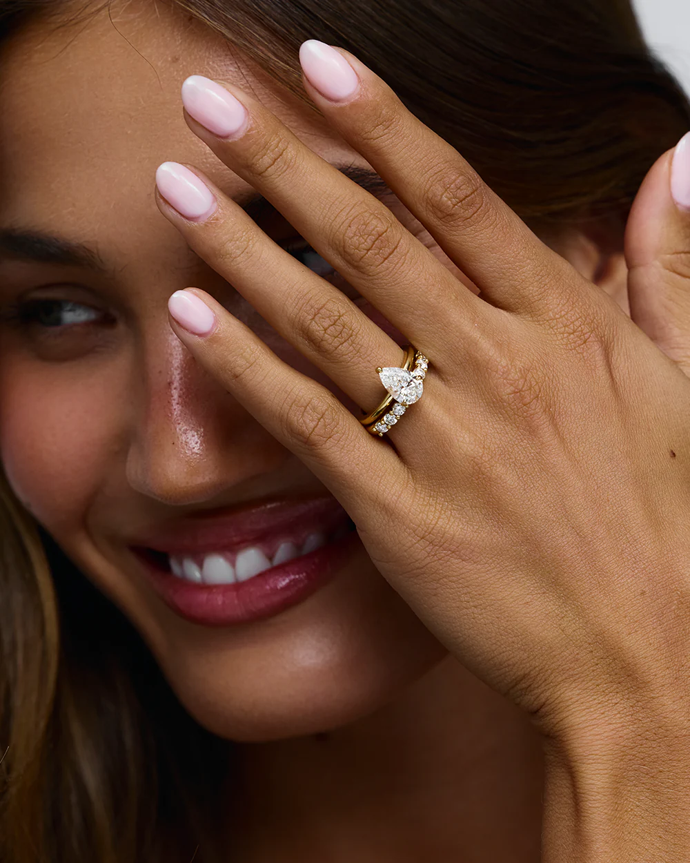 Erin 2.05ct Pear Diamond Solitaire Engagement Ring - Image 3