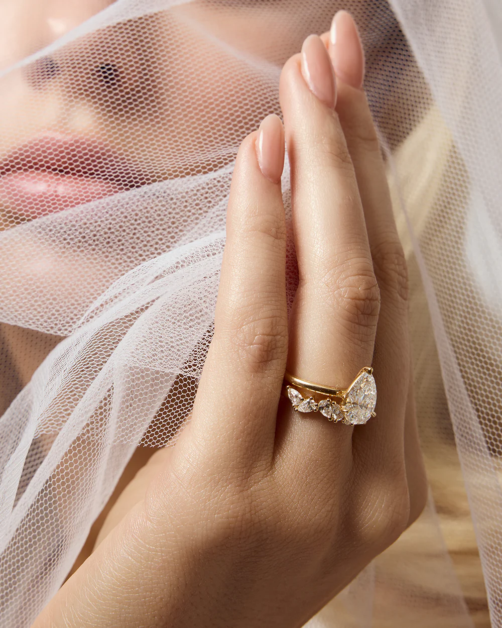 Erin 2.05ct Pear Diamond Solitaire Engagement Ring - Image 7