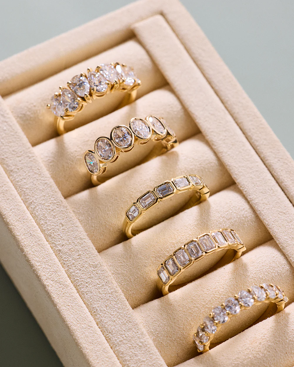 Kayla Pear Diamond Band - Image 5