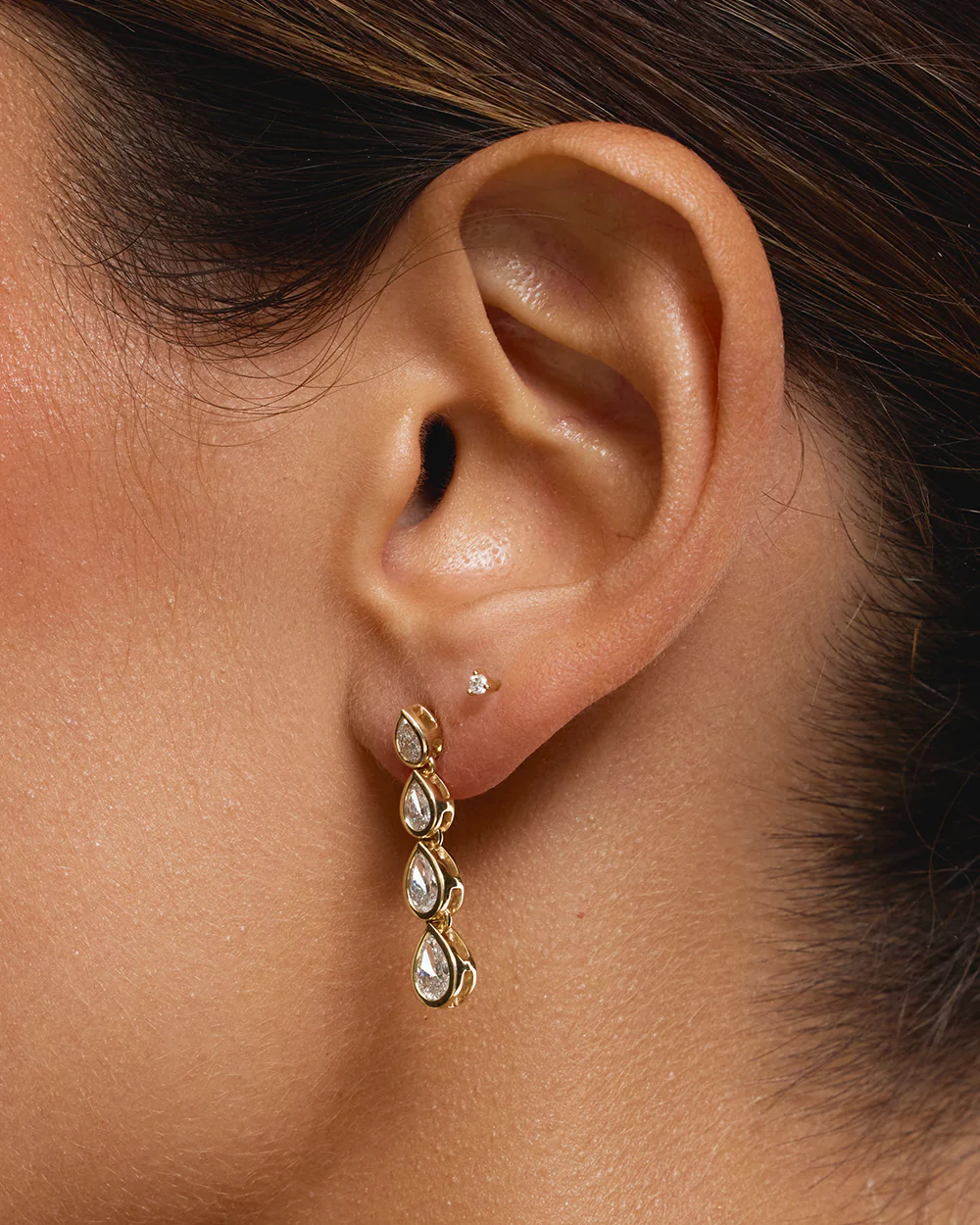 Lumiere Diamond Drop Earrings - Image 10