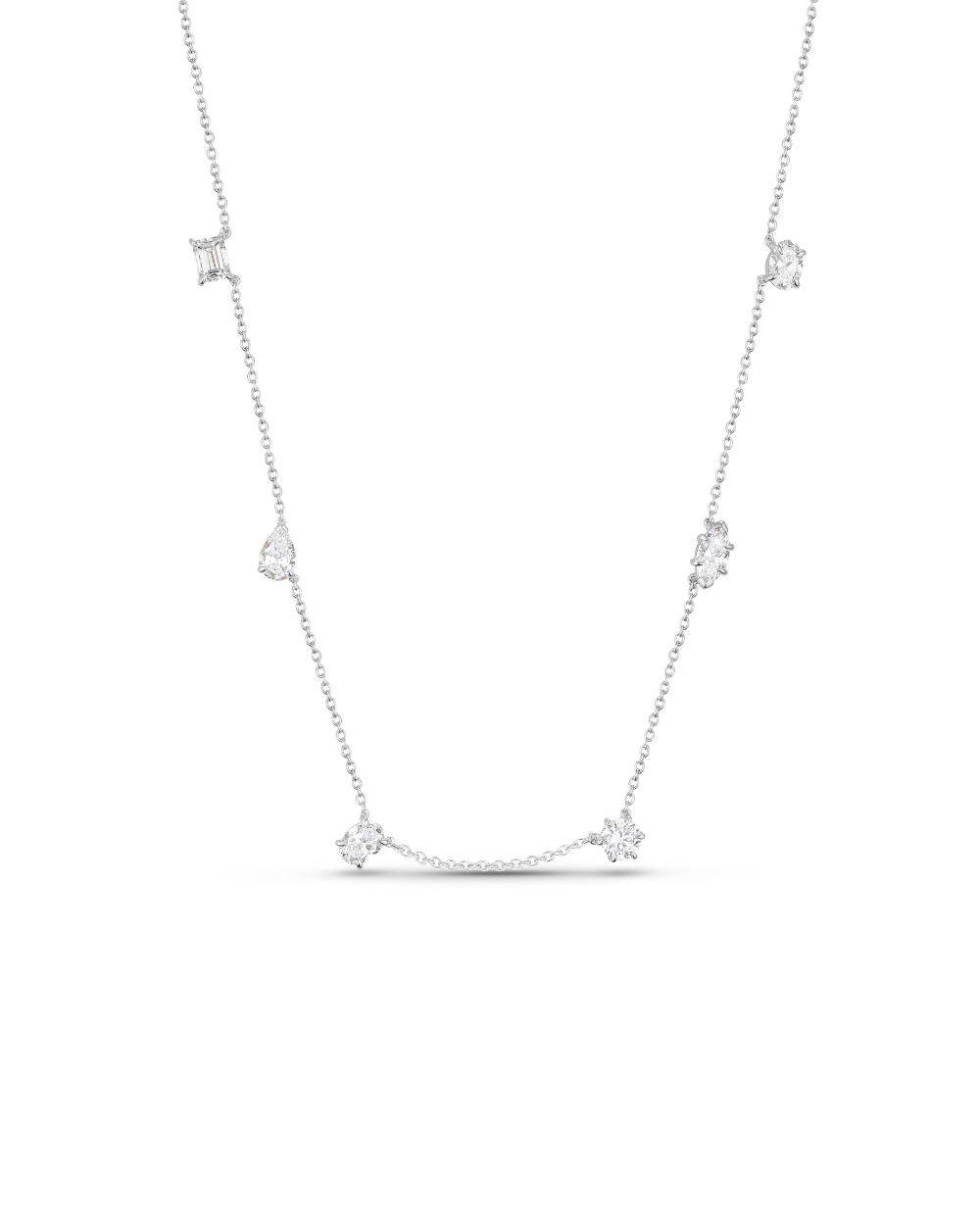 Multicut Diamond Charm Necklace - Image 6