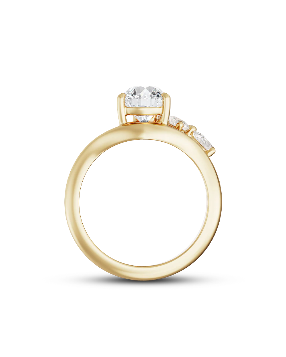 Yasmin 1.53ct Pear Diamond Ring - Image 13