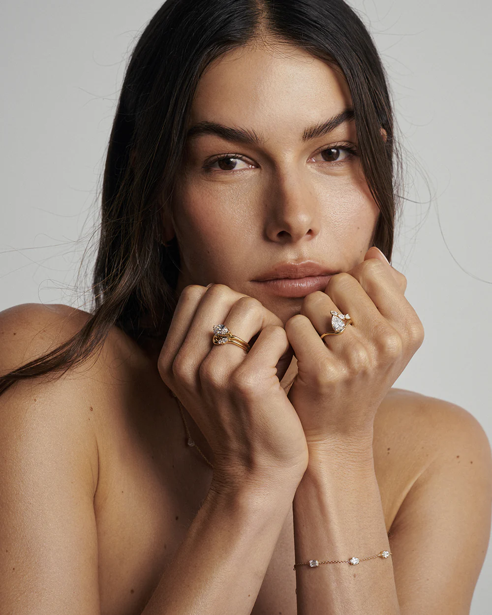 Yasmin 1.53ct Pear Diamond Ring - Image 3